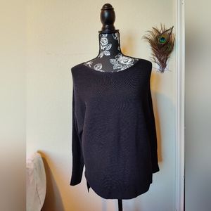 Jones New York classy black crew neck blouse 🖤 (Small)